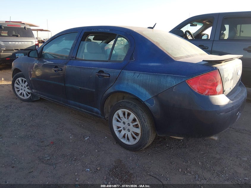 Vin: 1g1ad5f5xa7208896, lot: 46013193, chevrolet cobalt lt 20103