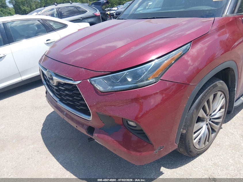 TOYOTA HIGHLANDER 2021 VIN 5TDFZRBH2MS157894