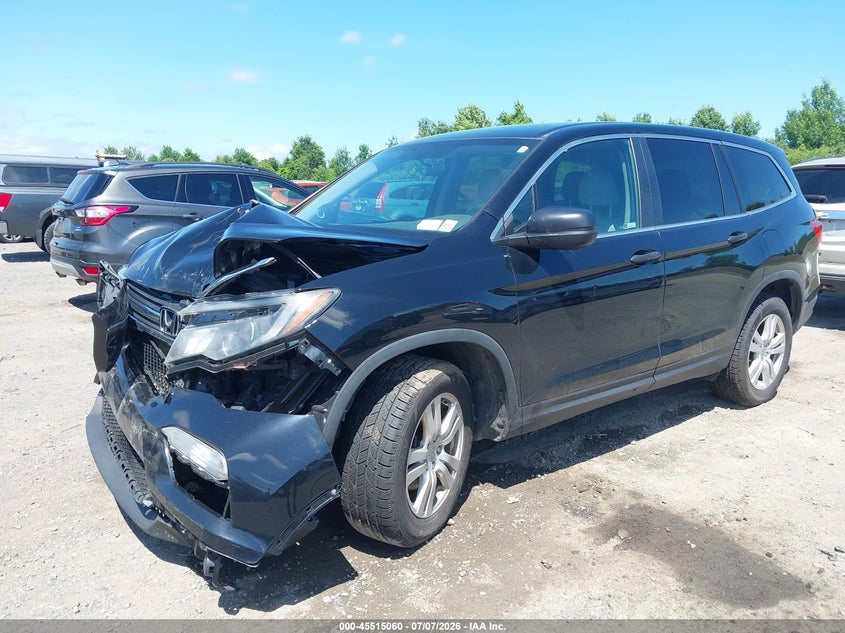 Vin: 5fnyf6h12jb072581, lot: 46013276, honda pilot lx 20182