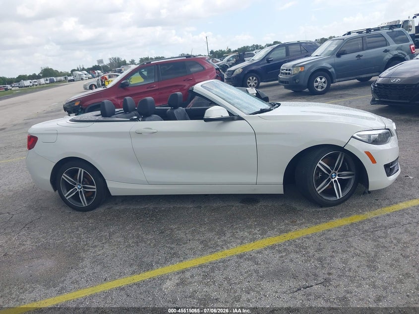 2017 BMW 230I VIN: WBA2K9C35H7A26237 Lot: 45515065