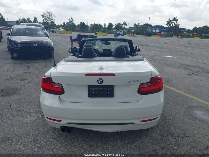 2017 BMW 230I VIN: WBA2K9C35H7A26237 Lot: 45515065