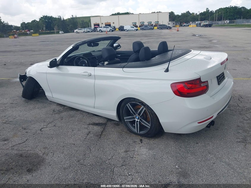 Vin: wba2k9c35h7a26237, lot: 46013281, bmw 230i 20173