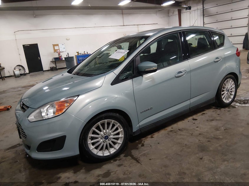 Vin: 1fadp5au2dl523879, lot: 46013335, ford c-max hybrid se 20132