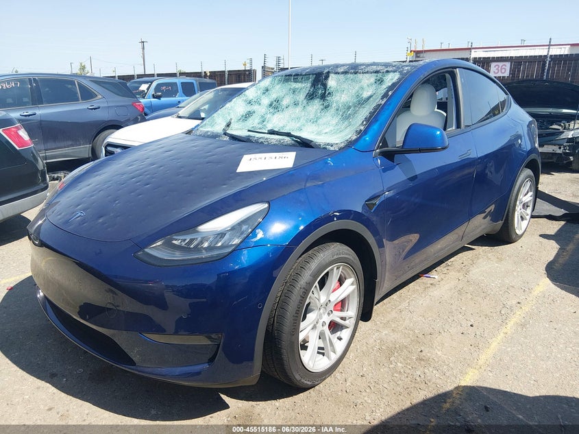 Vin: 5yjygdee0mf300669, lot: 46013403, tesla model y long range dual motor all-wheel drive 20212