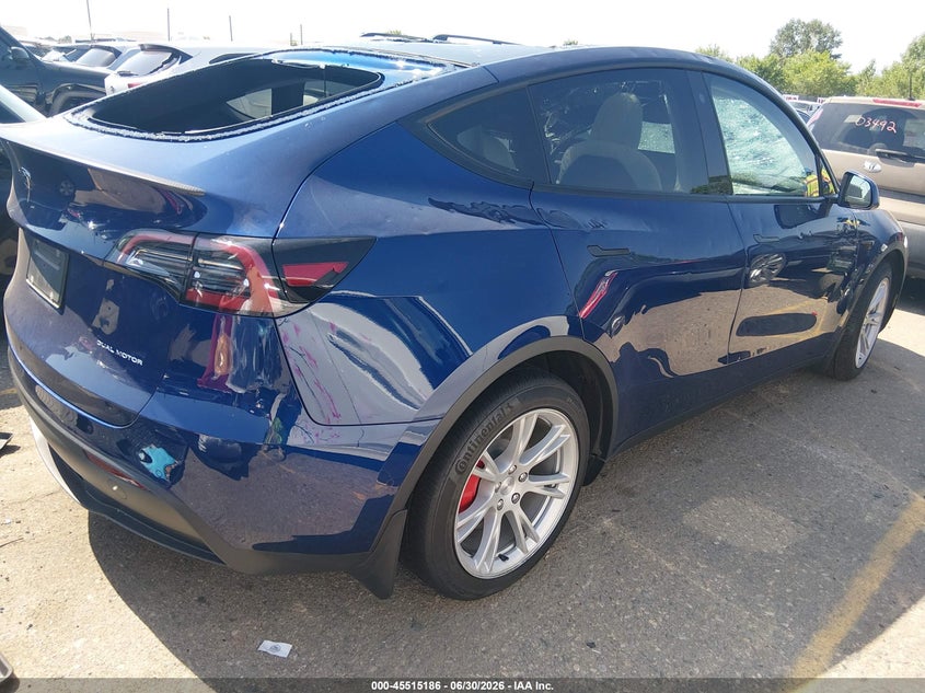 Vin: 5yjygdee0mf300669, lot: 46013403, tesla model y long range dual motor all-wheel drive 20214