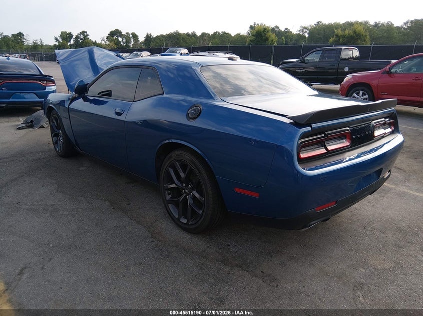 Vin: 2c3cdzbt5lh176852, lot: 46013406, dodge challenger r/t 20203