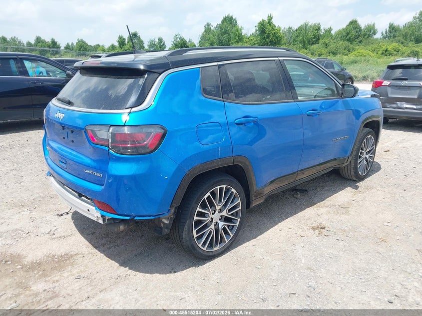 2022 JEEP COMPASS SPORT UTILITY VEHICLE 2.4L I-4 VVT, 177HP