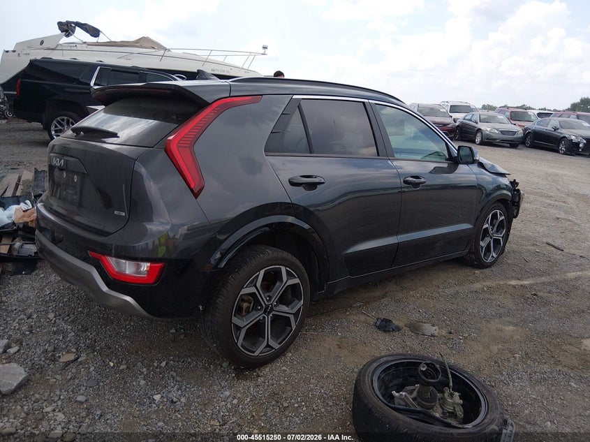 Vin: kndcr3le1r5168631, lot: 46013466, kia niro ex touring 20244