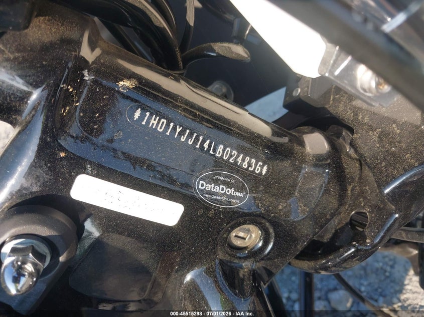 2020 Harley-Davidson Fxbb VIN: 1HD1YJJ14LB024836 Lot: 45515298