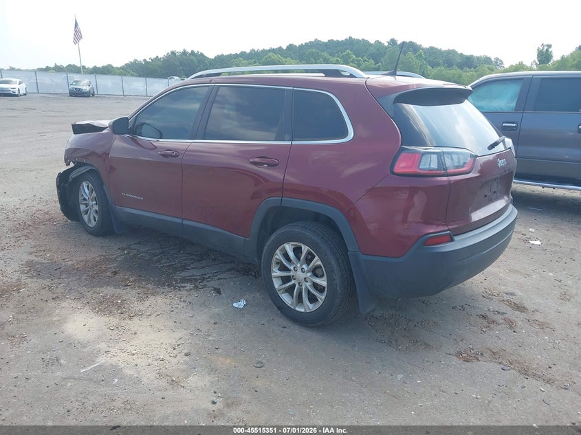 2019 JEEP CHEROKEE SPORT UTILITY VEHICLE 2.4L I-4 VVT, 180HP