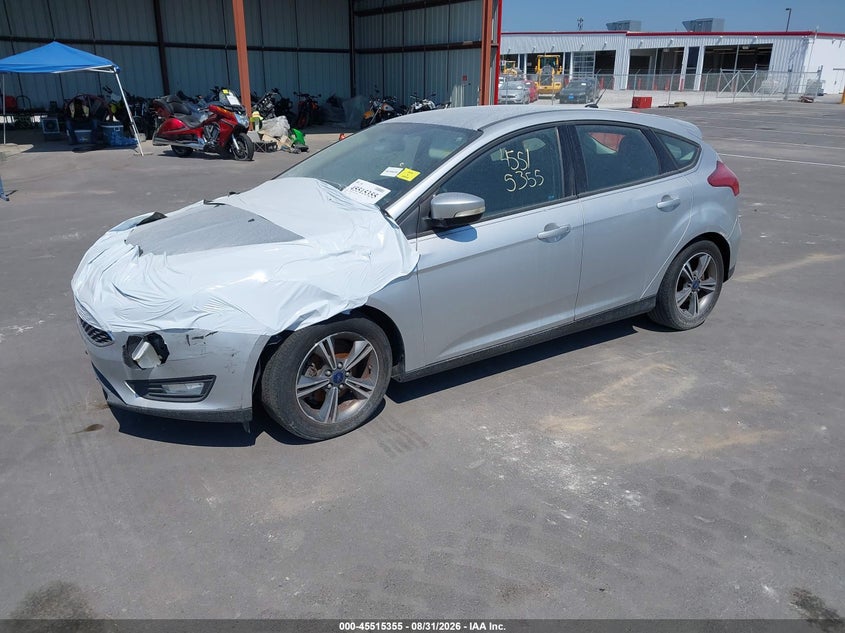 Vin: 1fadp3k21fl240197, lot: 46013571, ford focus se 20152