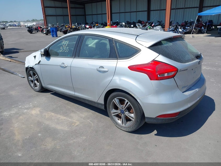 Vin: 1fadp3k21fl240197, lot: 46013571, ford focus se 20153