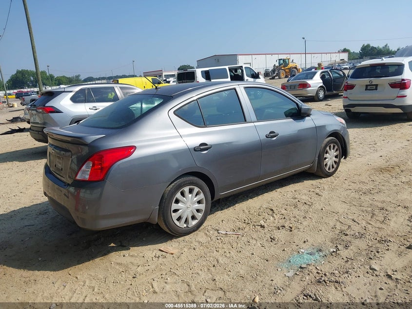 Vin: 3n1cn7ap5jl881661, lot: 46013605, nissan versa 1.6 s+ 20184
