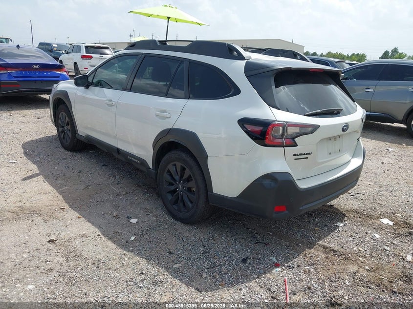 Vin: 4s4btgldxr3112044, lot: 46013615, subaru outback onyx edition xt 20243
