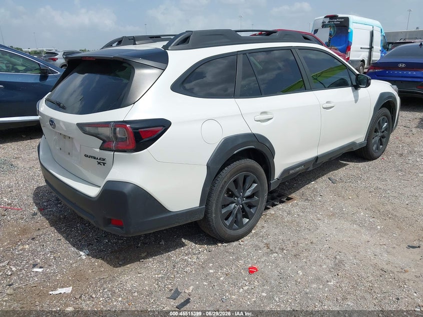 Vin: 4s4btgldxr3112044, lot: 46013615, subaru outback onyx edition xt 20244