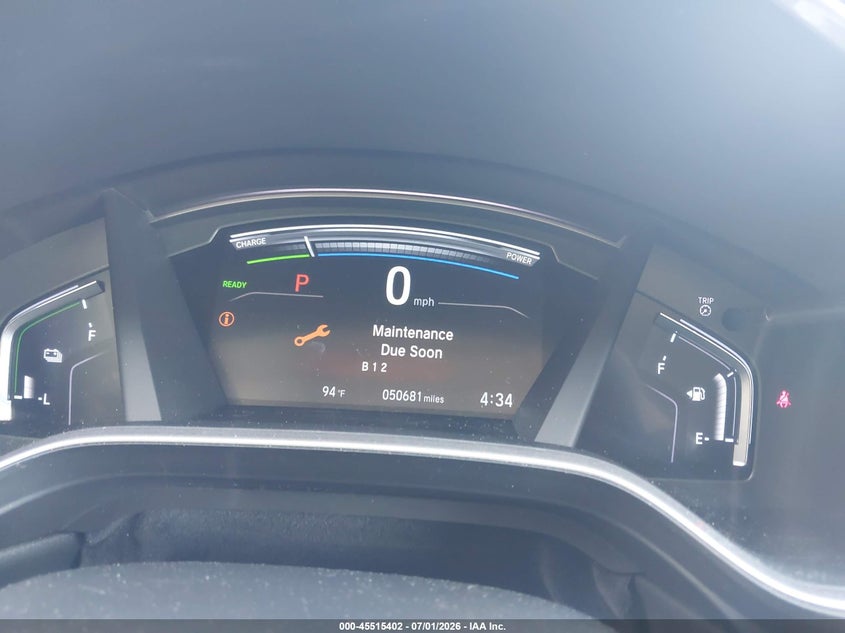 2021 HONDA CR-V HYBRID auction photo 7