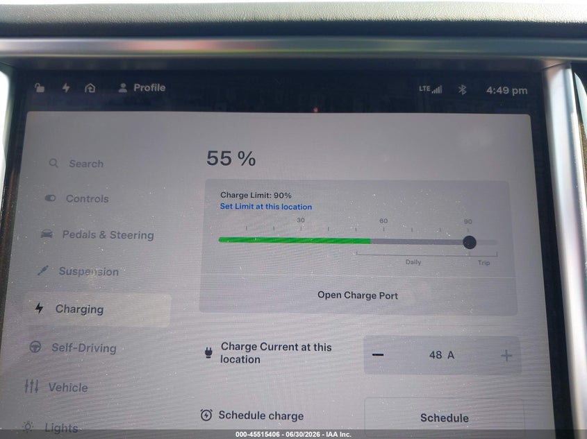 2018 Tesla Model S 100D/75D/P100D VIN: 5YJSA1E29JF248806 Lot: 45515406