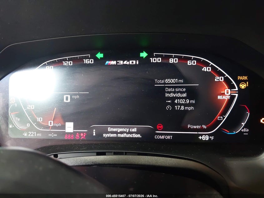 2021 BMW 3 Series M340I VIN: 3MW5U7J09M8B49355 Lot: 45515407