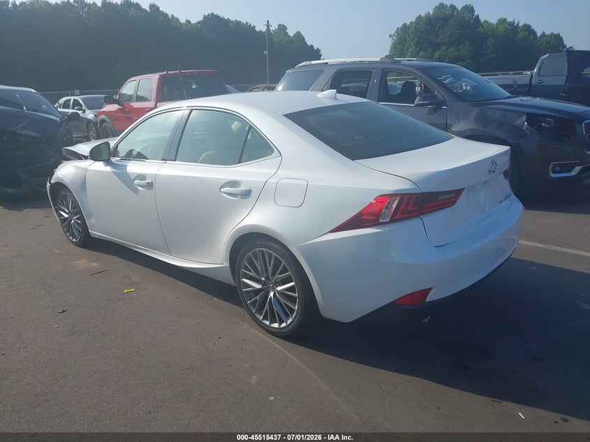 Vin: jthcf1d2xe5007110, lot: 46013653, lexus is 250 20143