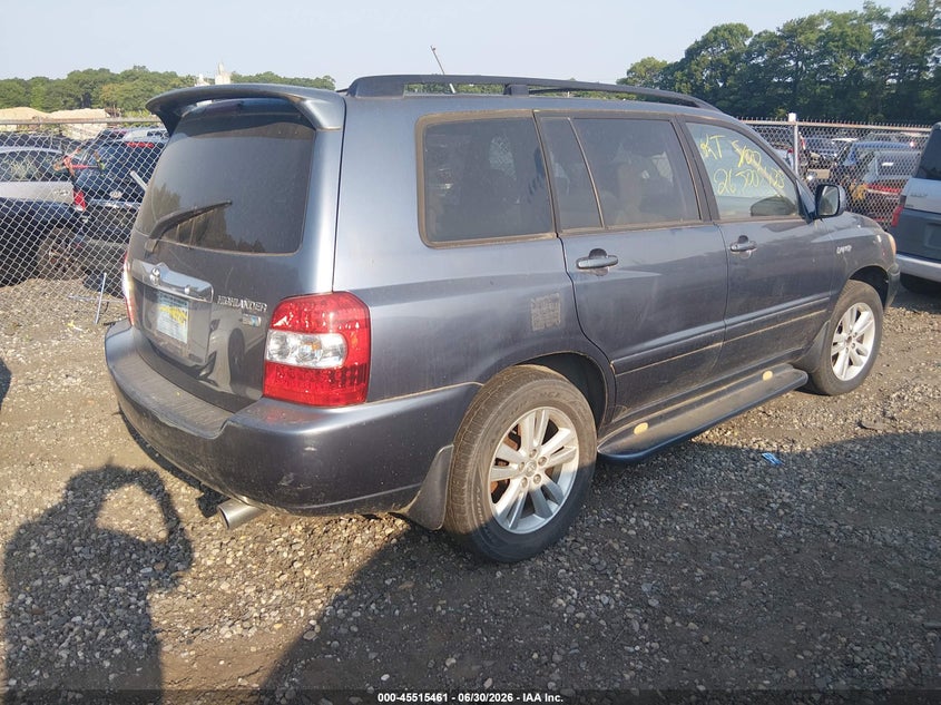 2006 TOYOTA HIGHLANDER HYBRID auction photo 4