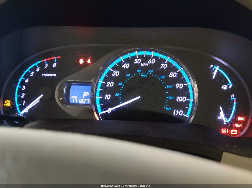 2011 TOYOTA SIENNA VAN 3.5L V-6 DOHC, VVT, 265HP