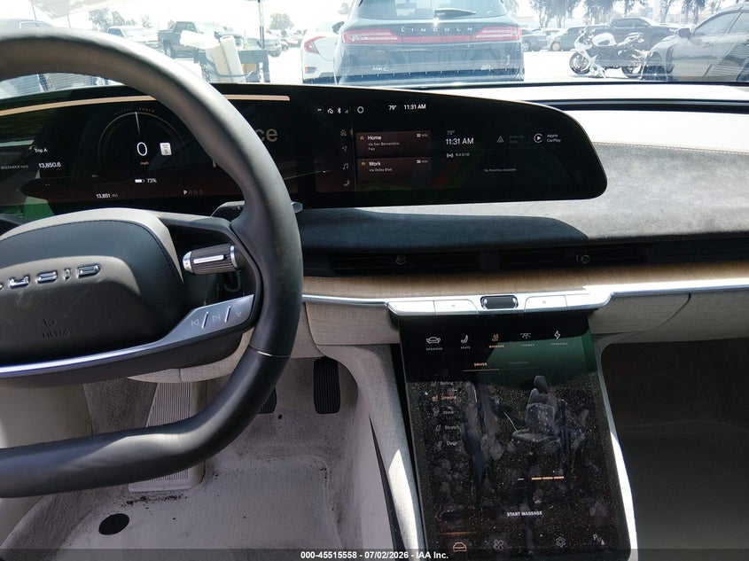 2025 Lucid Air Grand Touring VIN: 50EA1GBA1SA004776 Lot: 45515558