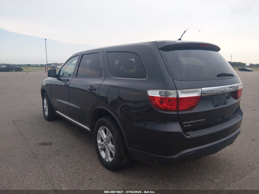 Vin: 1c4rdjag5dc504903, lot: 46013837, dodge durango sxt 20133