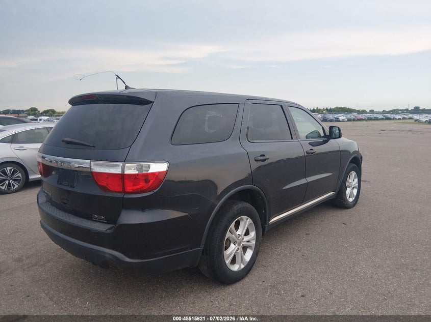 Vin: 1c4rdjag5dc504903, lot: 46013837, dodge durango sxt 20134