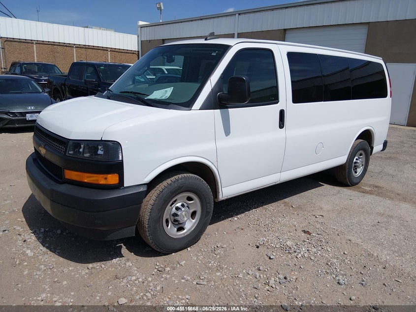 Vin: 1gawgefp9l1255972, lot: 46013884, chevrolet express passenger rwd 2500 regular wheelbase ls 20202