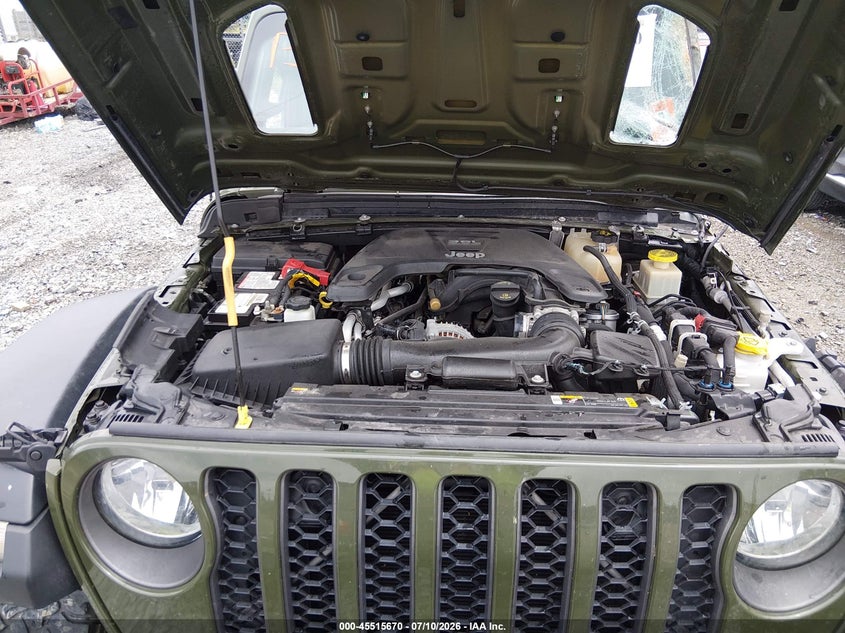 2021 Jeep Gladiator Rubicon 4X4 VIN: 1C6JJTBG7ML620403 Lot: 45515670