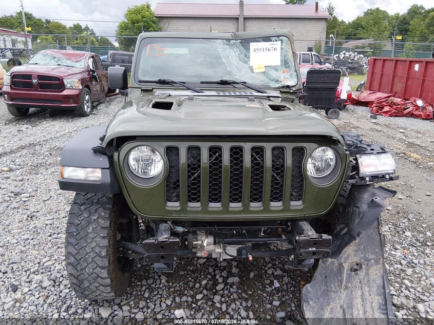 2021 Jeep Gladiator Rubicon 4X4 VIN: 1C6JJTBG7ML620403 Lot: 45515670
