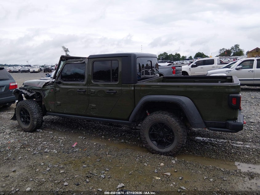 2021 Jeep Gladiator Rubicon 4X4 VIN: 1C6JJTBG7ML620403 Lot: 45515670
