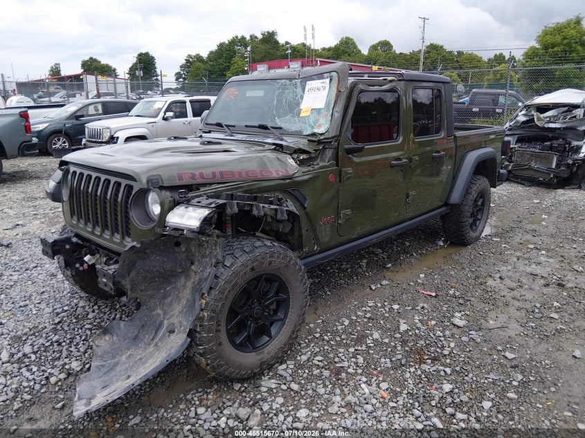Vin: 1c6jjtbg7ml620403, lot: 46013886, jeep gladiator rubicon 4x4 20212