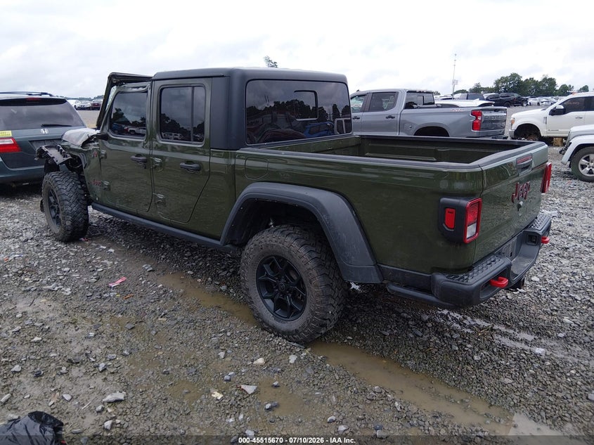 Vin: 1c6jjtbg7ml620403, lot: 46013886, jeep gladiator rubicon 4x4 20213