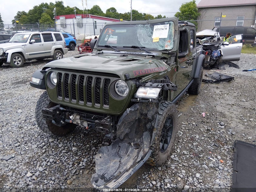 2021 Jeep Gladiator Rubicon 4X4 VIN: 1C6JJTBG7ML620403 Lot: 45515670