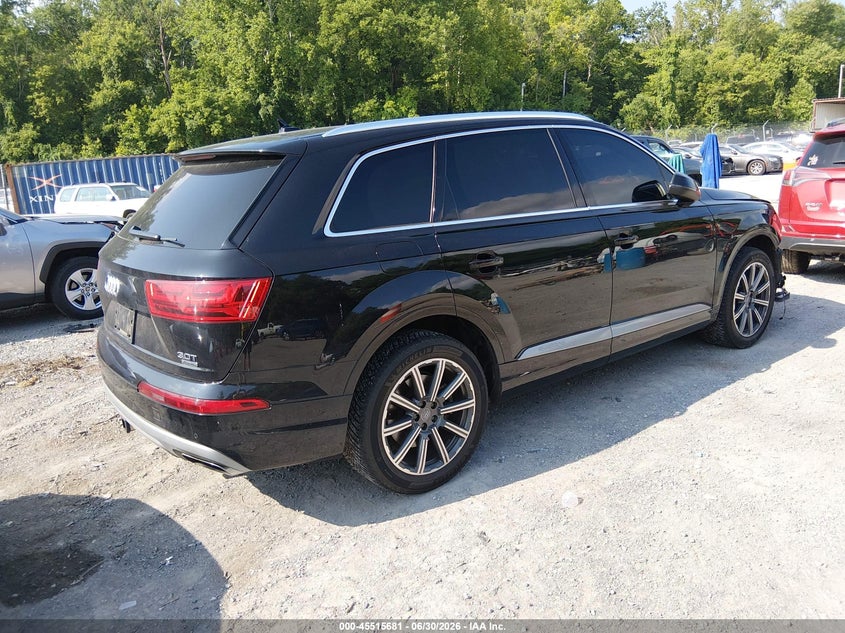 Vin: wa1laaf79hd027586, lot: 46013897, audi q7 3.0t premium 20174