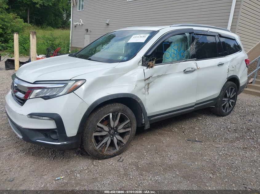 Vin: 5fnyf6h91lb060222, lot: 46013902, honda pilot awd touring 8 passenger 20202