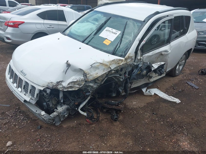 Vin: 1c4njceb7ed603526, lot: 46013904, jeep compass latitude 20142