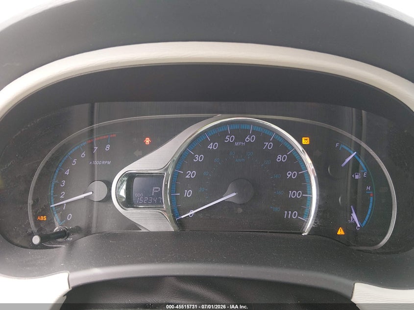 2013 TOYOTA SIENNA auction photo 7
