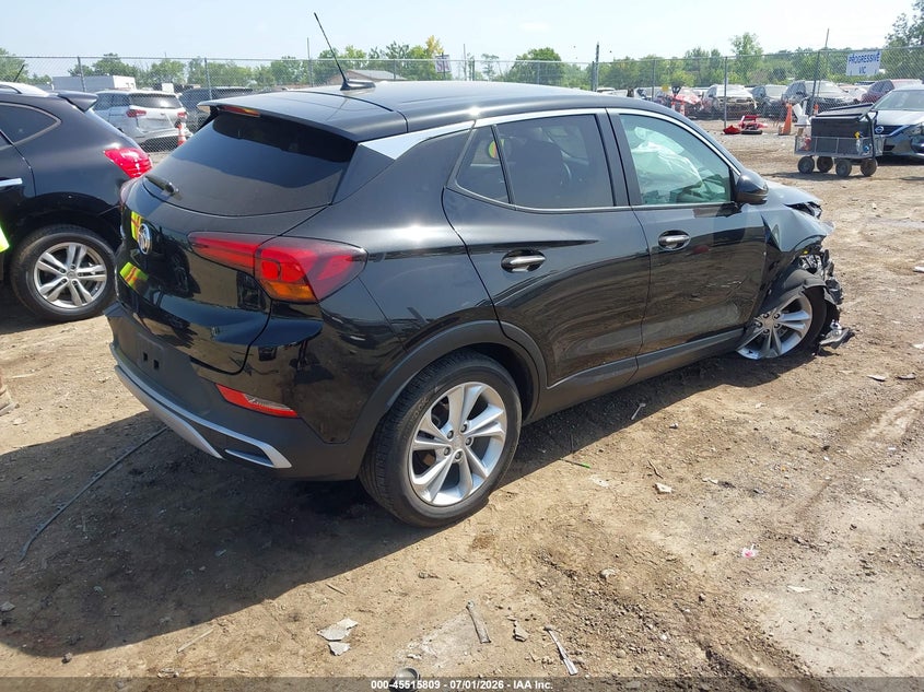 Vin: kl4mmbs29nb143650, lot: 46014026, buick encore gx fwd preferred 20224