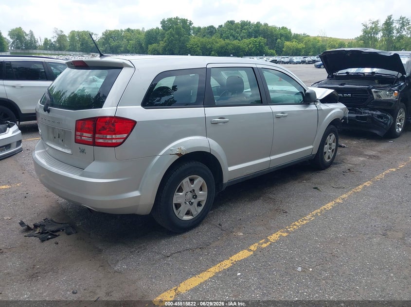 Vin: 3c4pdcab8ct207263, lot: 46014038, dodge journey se/avp 20124