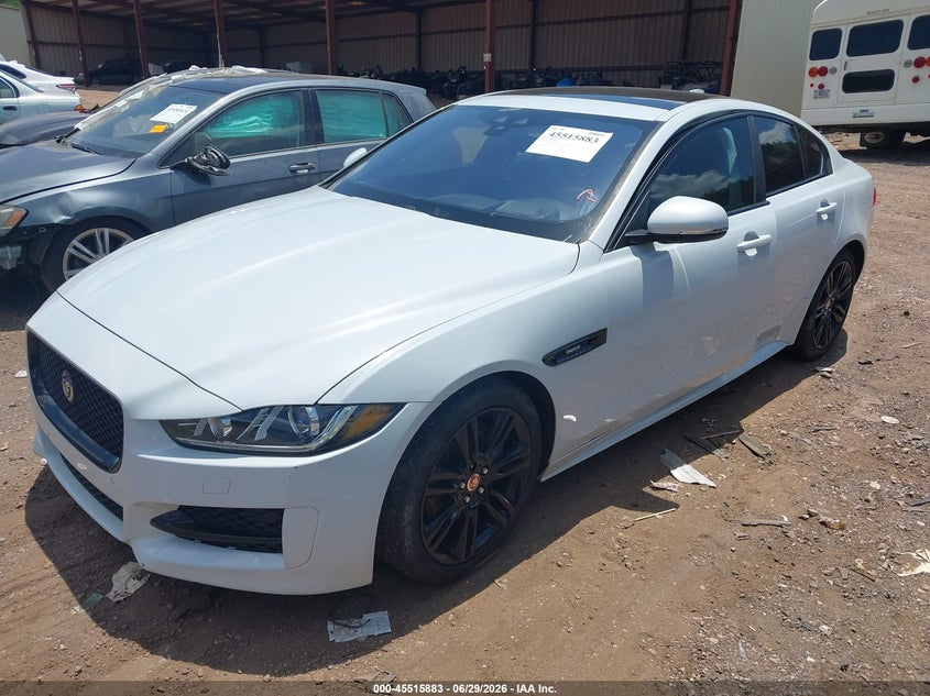 2018 Jaguar XE, Right Front, IAAI, VIN SAJAF4FN9JCP37776 — photo 2