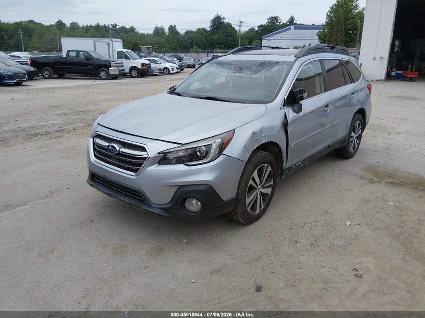 Vin: 4s4bsanc8j3264848, lot: 46014160, subaru outback 2.5i limited 20182