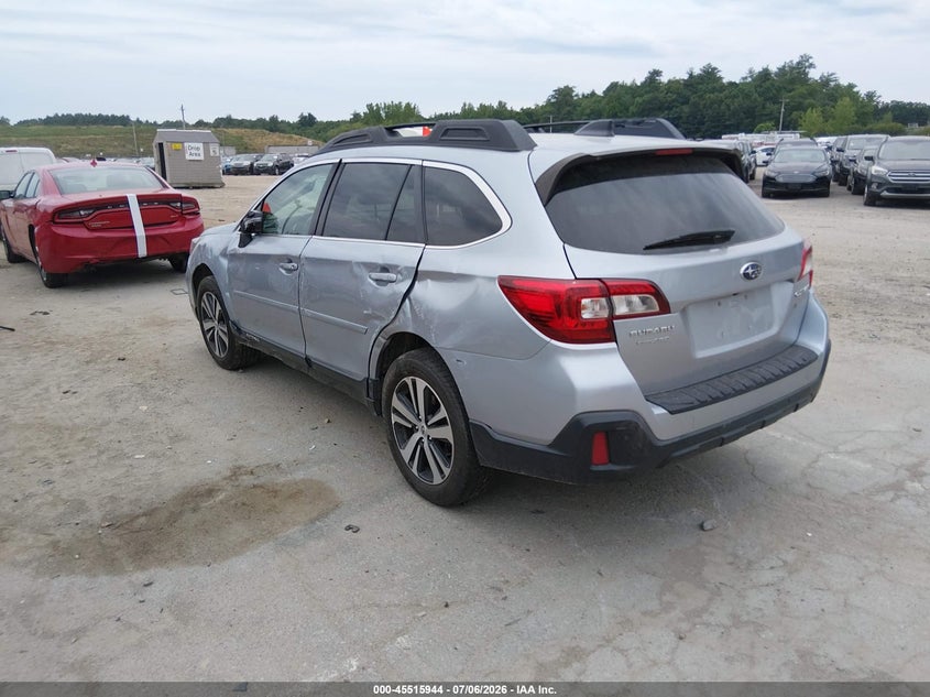 Vin: 4s4bsanc8j3264848, lot: 46014160, subaru outback 2.5i limited 20183