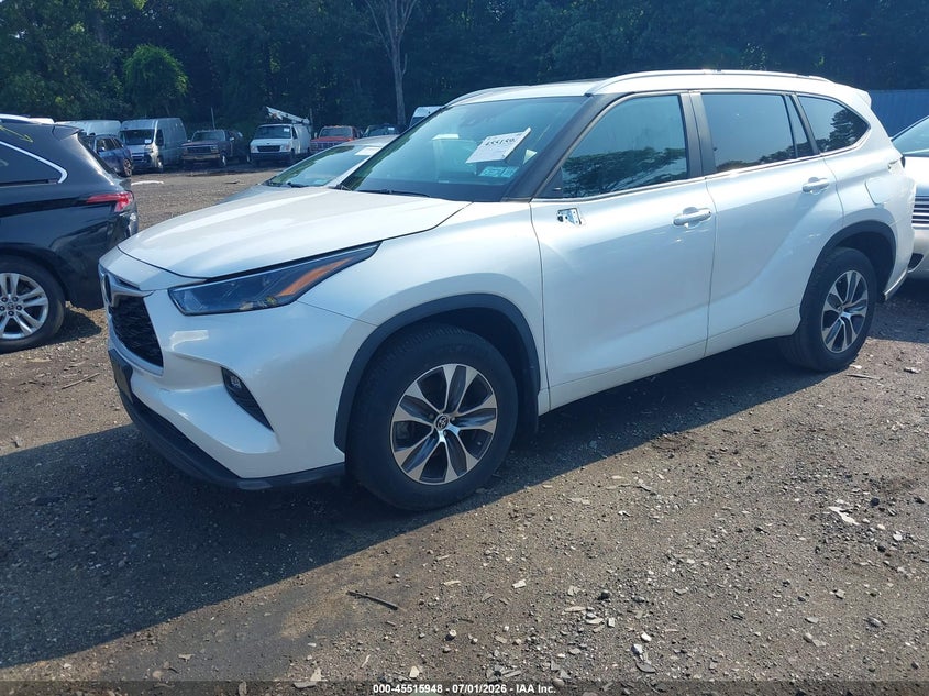 Vin: 5tdkdrbh2ps026417, lot: 46014164, toyota highlander xle 20232