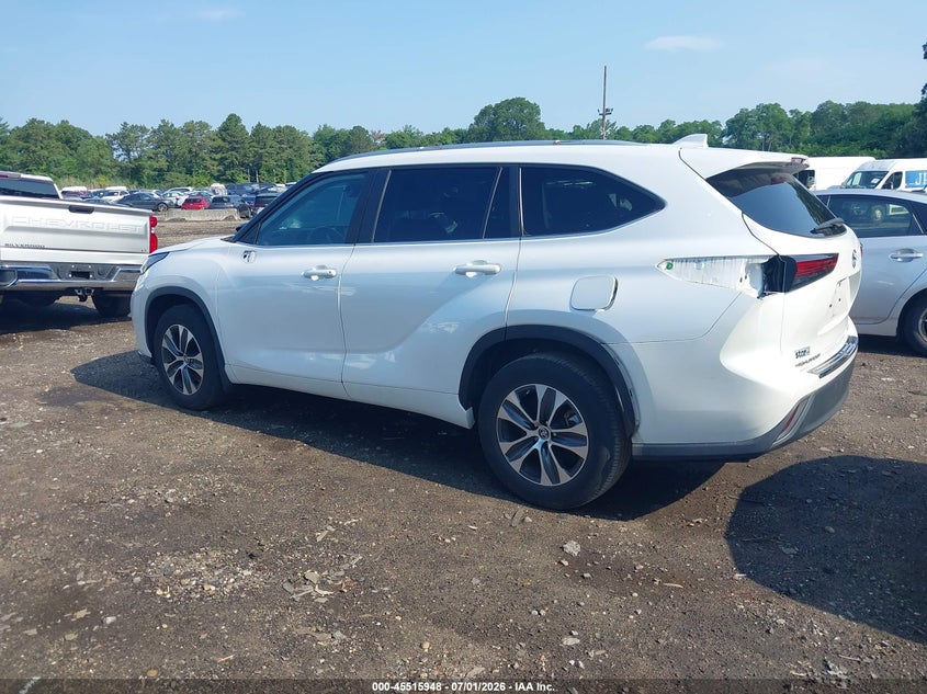 Vin: 5tdkdrbh2ps026417, lot: 46014164, toyota highlander xle 20233