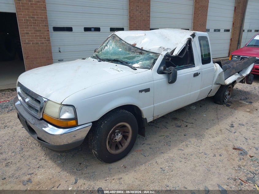2000 Ford Ranger, Удар сзади, IAAI, VIN 1FTYR14V8YTA79108 — фото 2