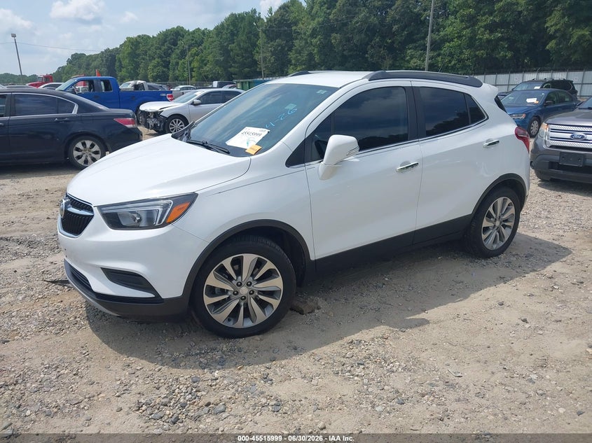 Vin: kl4cjasb2hb119368, lot: 46014215, buick encore preferred 20172