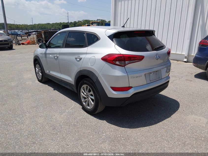 Vin: km8j2ca45ju656265, lot: 46014227, hyundai tucson se 20183