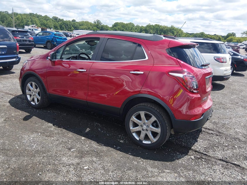 Vin: kl4cjgsb8hb225472, lot: 46014265, buick encore essence 20173